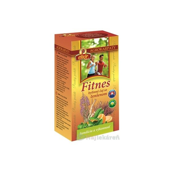 AGROKARPATY FITNES čaj so ženšenom, 20x2 g