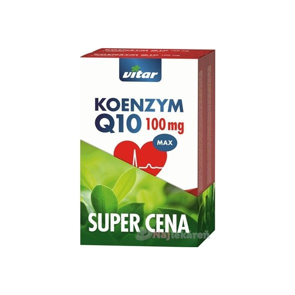 VITAR KOENZYM Q10 MAX 100 mg DUOPACK 2x60 ks