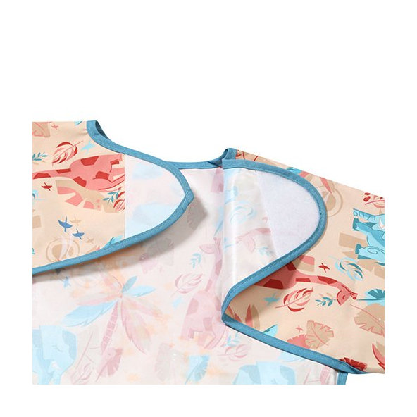 BABYONO Podbradník s dlhým rukávom Jungle, 35 x 52cm, 6m+