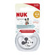 NUK Cumlík Space Disney Mickey v boxe, šedý 0-6m
