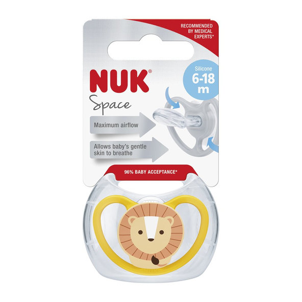 NUK Cumlík Space Lev v boxe 6-18m