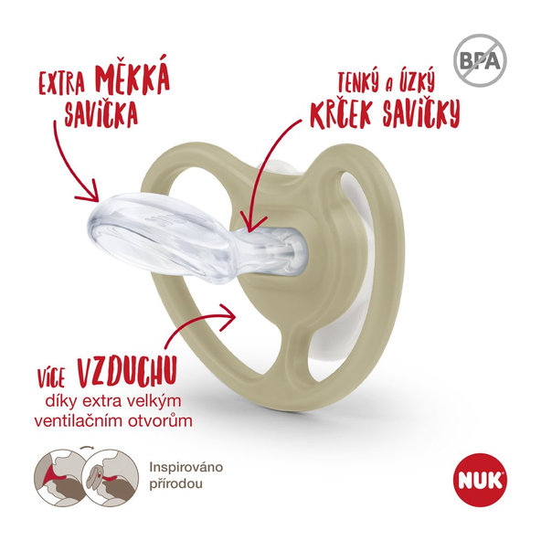 NUK Cumlík Space Slnko v boxe 6-18m