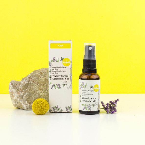 Vlasový sprej  na rozčesávanie vlasov Kvítok 30 ml