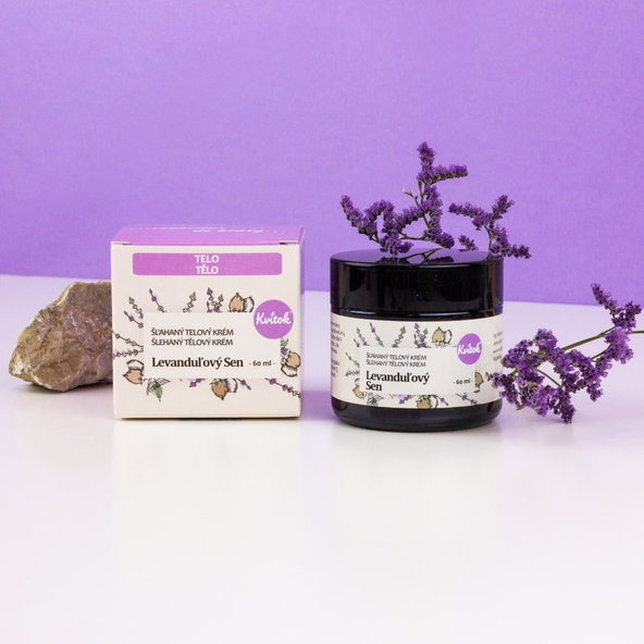 Šľahaný telový krém Levanduľový sen Kvítok 60 ml