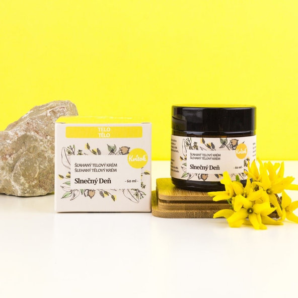 Šľahaný telový krém Slnečný deň Kvítok 60 ml