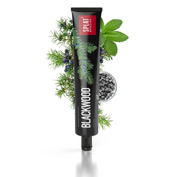 Zubná pasta Special BLACKWOOD čierna SPLAT 75 ml
