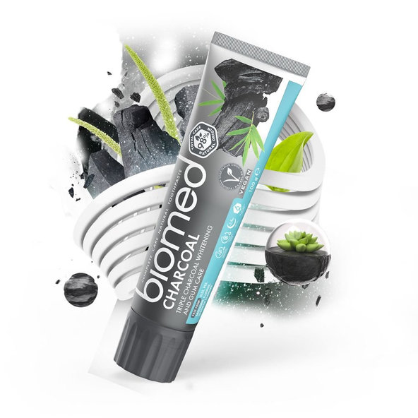 Biomed CHARCOAL zubná pasta 100g