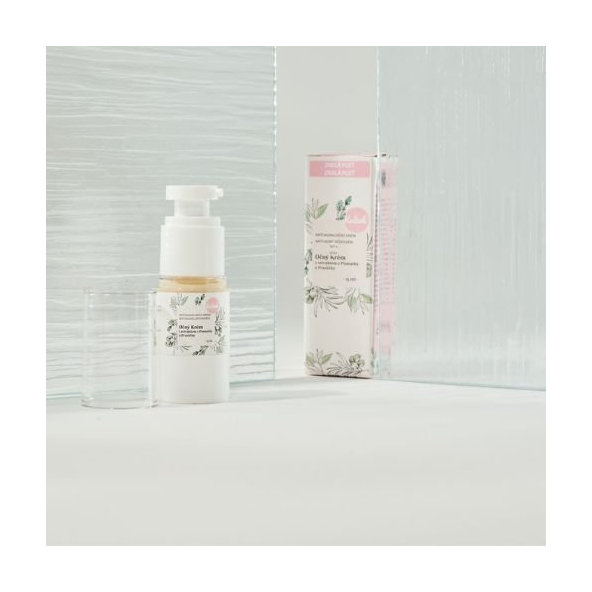 Anti-aging očný krém s extraktom z Plamatky a Prasličky Kvítok 15ml