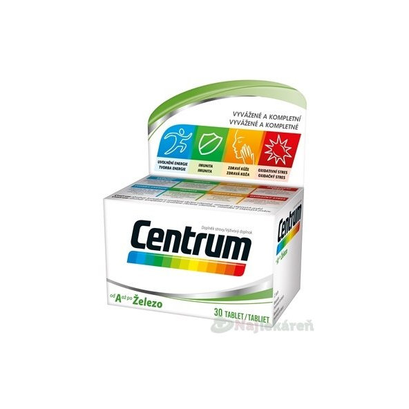 Centrum od A až po Železo 30 tabliet