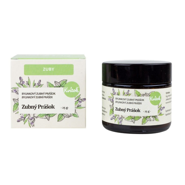 Bylinkový zubný prášok Kvítok 25 g