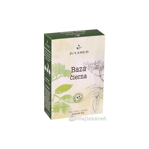 JUVAMED BAZA ČIERNA - KVET bylinný čaj sypaný, 40g