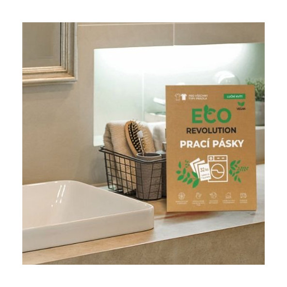 Pracie pásiky s vôňou lúčneho kvetu EcoRevolution 32ks