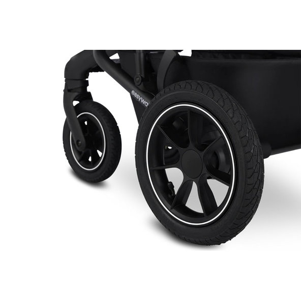 EASYWALKER Set XXL kočík kombinovaný Harvey⁵ Air Midnight Black s príslušenstvom