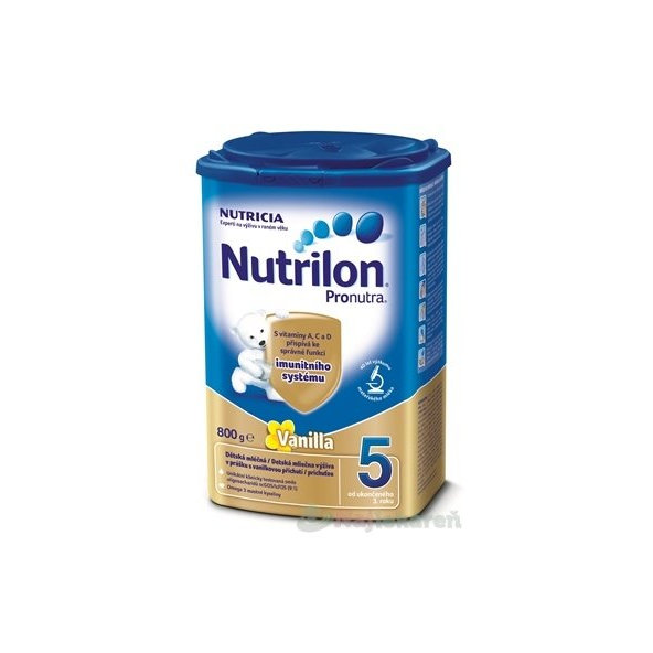 NUTRILON 5 Vanilla ProNutra  (36 + mesiacov) detské mlieko 1x800 g