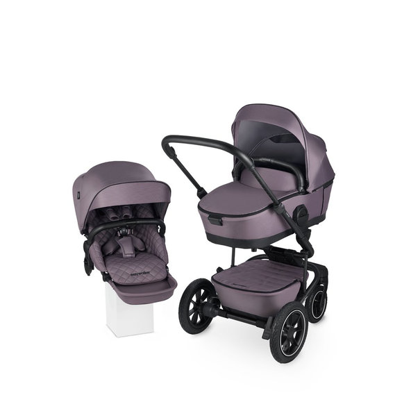 EASYWALKER Set XXL kočík kombinovaný Harvey⁵ Air Premium Granite Purple s príslušenstvom