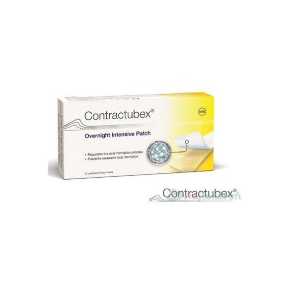 Contractubex intenzívna nočná náplasť 21 ks