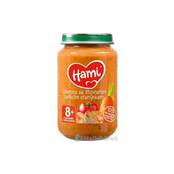 Hami príkrm šťavnaté kuracie mäso so zeleninou 200g