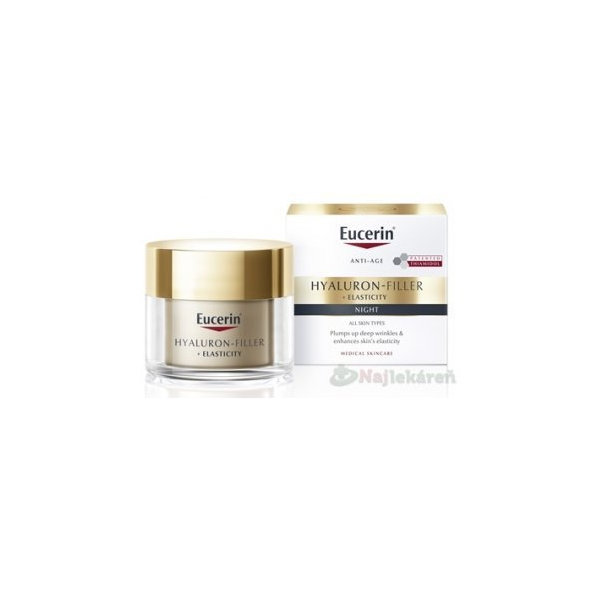 Eucerin Kazeta HYALURON-FILLER + ELASTICITY ROSÉ denný krém 50ml + nočný krém 50ml