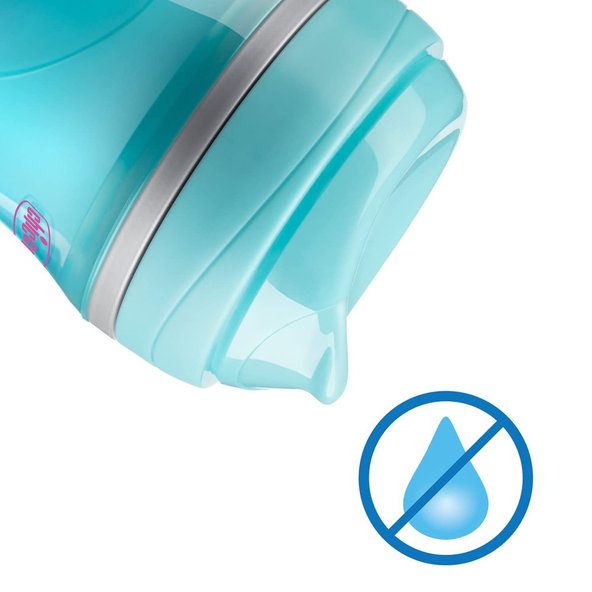 CHICCO Hrnček Active termo s tvrdým náustkom 200 ml, fialový, srdiečka 14m+