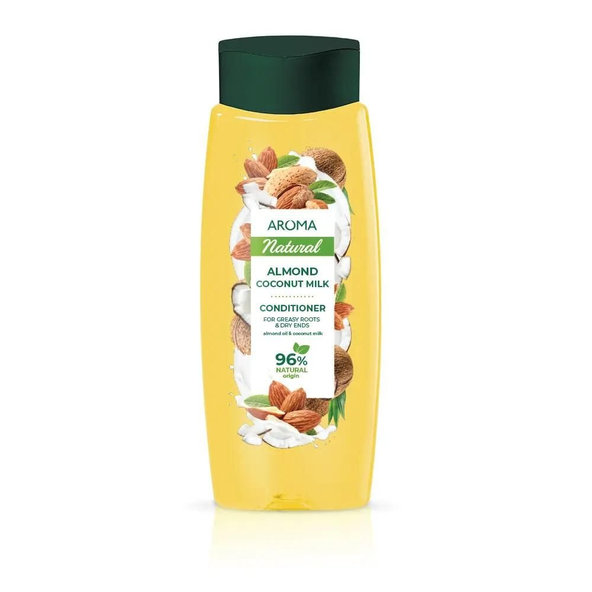 Kondicionér na mastné korienky a suché končeky Almond & Coconut Milk Aroma 400 ml