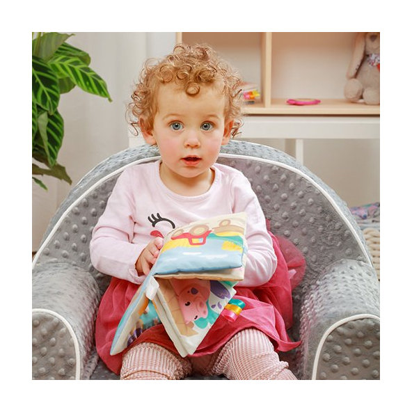 BABYONO Knižka senzorická Farm 0m+