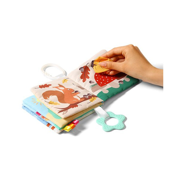 BABYONO Knižka senzorická Seasons 0m+