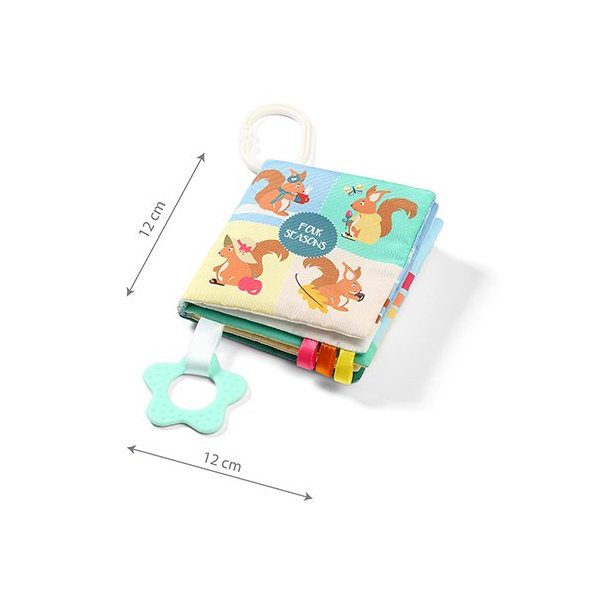 BABYONO Knižka senzorická Seasons 0m+