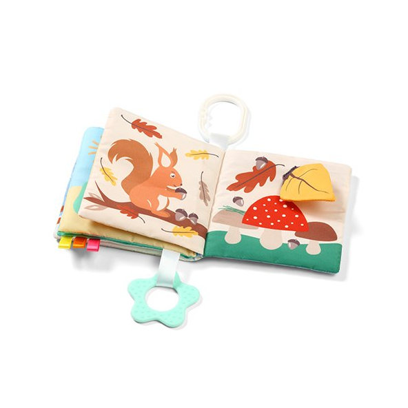 BABYONO Knižka senzorická Seasons 0m+