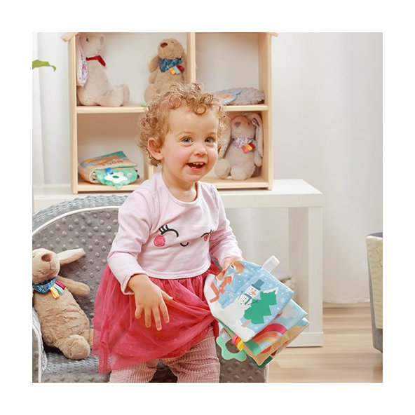 BABYONO Knižka senzorická Seasons 0m+