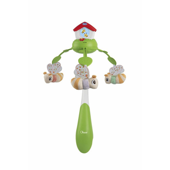 CHICCO Kolotoč nad postieľku s projektorom Bee Hive