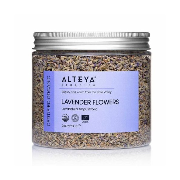 Prírodné vysušené kvietky z levandule 80 g Alteya