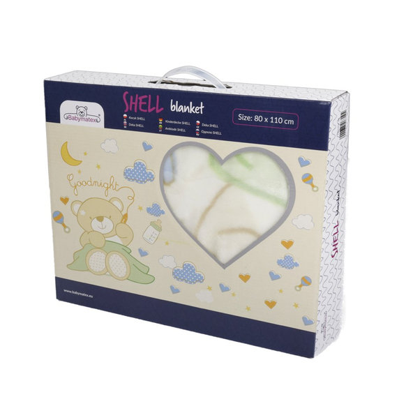 BABYMATEX Deka Shell béžová 80x100 cm