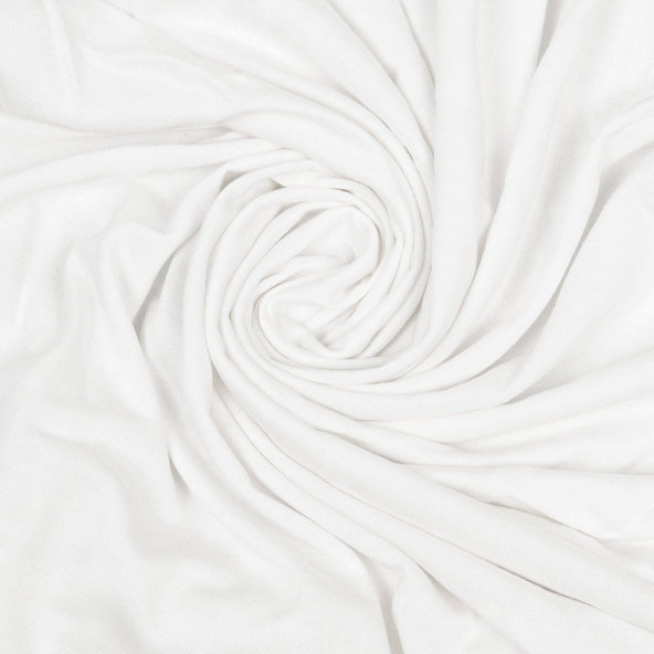 BABYMATEX Plachta nepremokavá s gumičkou Bamboo 70x140 cm biela