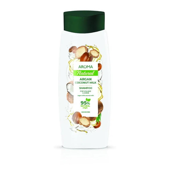 Šampón na objem a lesk vlasov Argan & Coconut Milk Aroma 400 ml