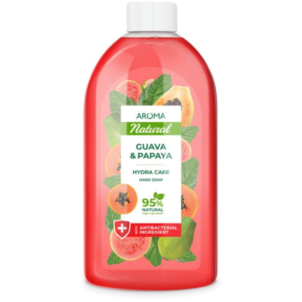 Mydlo na ruky - guava a papája Aroma 900 ml