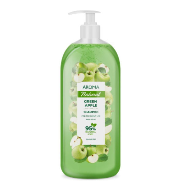Šampón na pravidelné používanie Green Apple Aroma s pumpičkou 900 ml