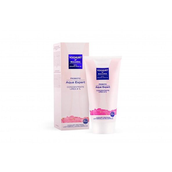 Koncentrát na telo probiotický AQUA EXPERT s organickým ružovým olejom YOGHURT OF BULGARIA 150 ml