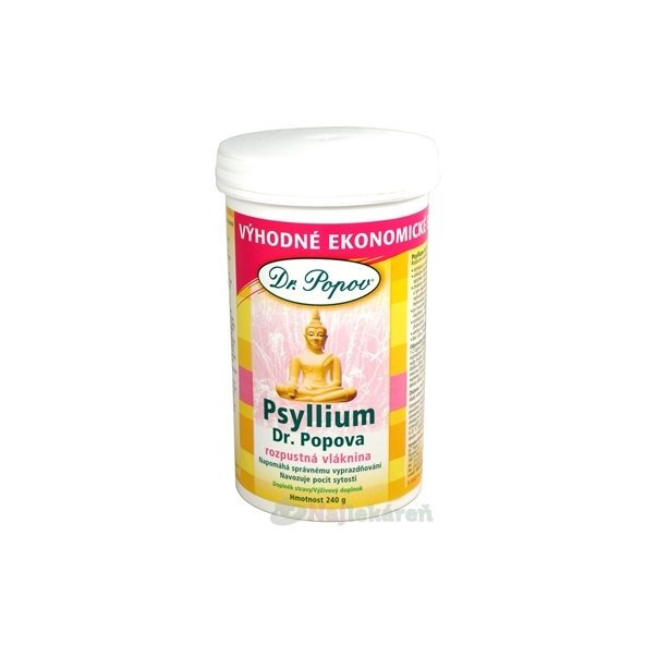 DR. POPOV PSYLLIUM výživový doplnok, 240g
