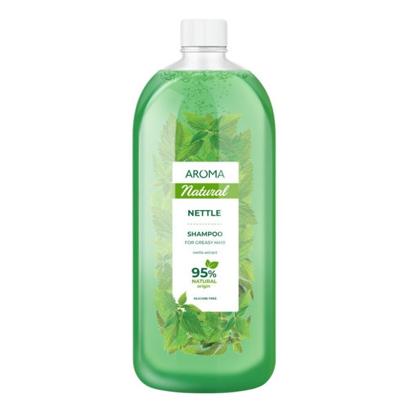 Šampón na mastné vlasy Žihľava Aroma s pumpičkou 900ml