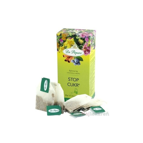 DR. POPOV ČAJ STOP CUKOR, 20x1,5 g