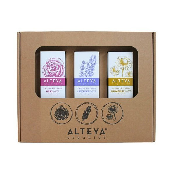 Darčeková sada bio kvetinové vody Alteya