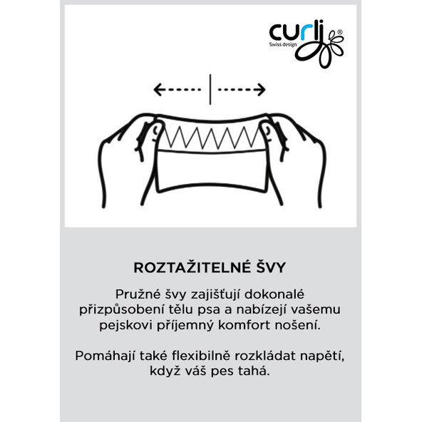 CURLI Postroj pre psov so sponou Manšester Tan 2XS, 2-4 kg