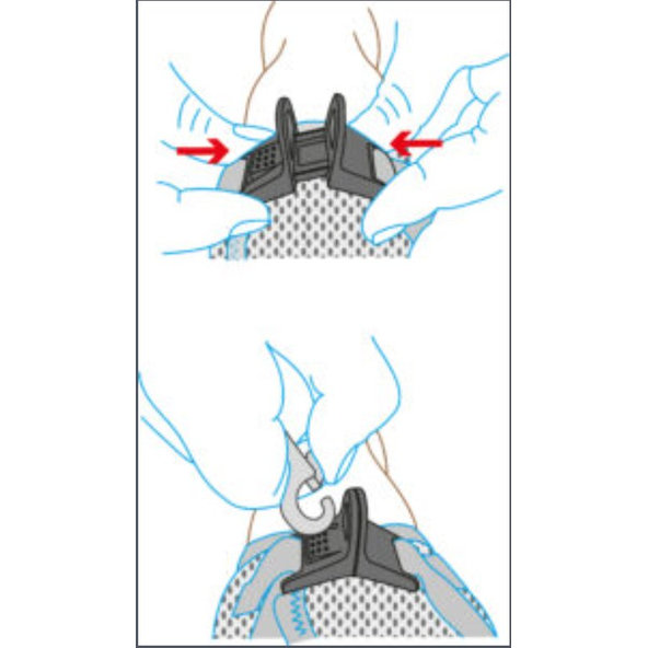 CURLI Postroj pre psov so sponou Merino vlna Black 2XS, 2-4 kg
