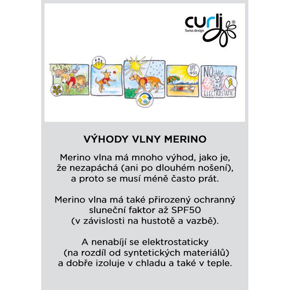 CURLI Postroj pre psov so sponou Merino vlna Red S, 4-7 kg
