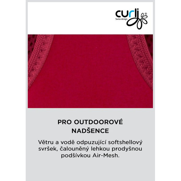 CURLI Postroj pre psov so sponou Softshell Black XS, 3-5 kg