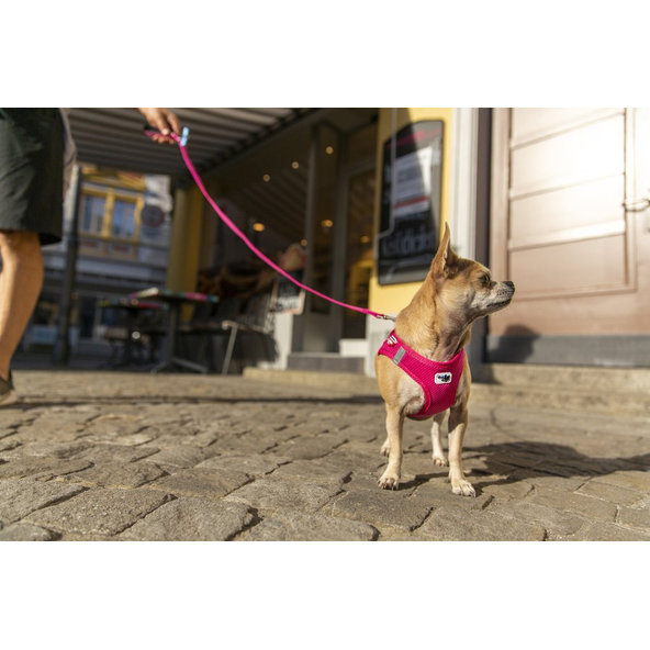 CURLI Vodítko pre psov Basic Fuchsia M 140x1,5 cm