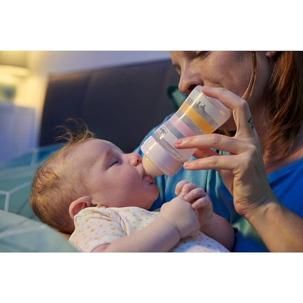 CHICCO Fľaša dojčenská Well-being silikón 150ml dievča