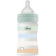 CHICCO Fľaša dojčenská Well-being silikón 150ml chlapec