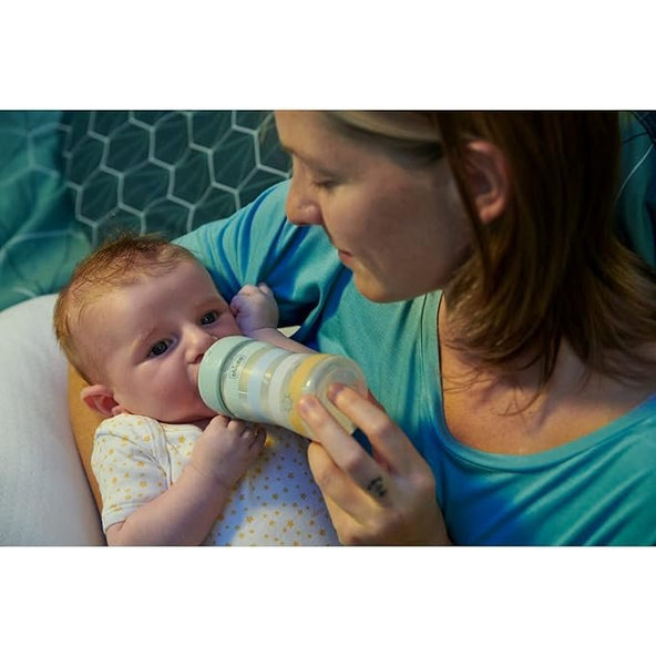 CHICCO Fľaša dojčenská Well-being silikón 150ml chlapec