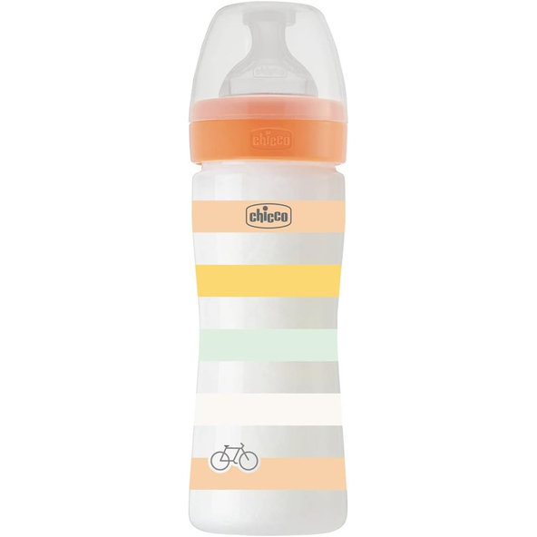 CHICCO Fľaša dojčenská Well-being silikón 250ml uni